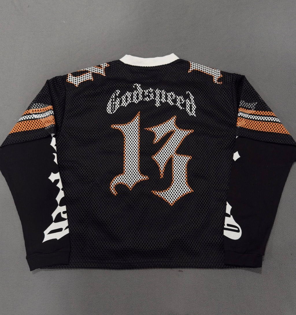 Jersey Godspeed TD Layered Jersey Black/Orange